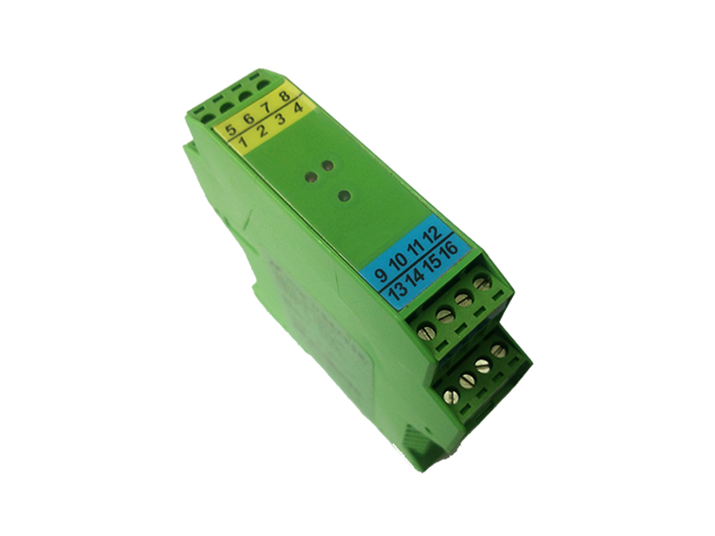 Isolated safety barrier at detection end