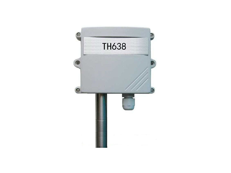 Wall-mounted temperature and humidity transmitter